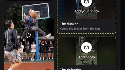 Choose who dunks and who defends